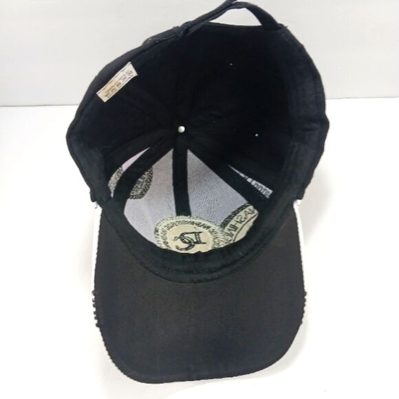 City Hunter Washington D.C. Embroidered Cap Hat Black White Hook Loop Closure... - Picture 11 of 11